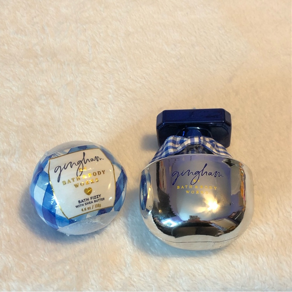 NWT Bath & Body Works Gingham Bundle!